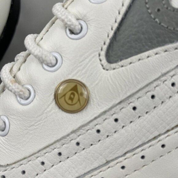 Dunlop Fuzzy Zoeller Fz6000c Leather Golf Shoes Men’s Size 8 White Lace Up - Picture 9 of 12